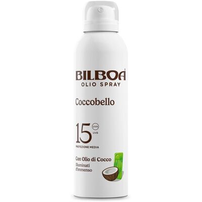 Olio solare cocco Coccobello SPF 15 - Nutre & Abbronza Olio solare cocco Coccobello SPF 15 - Nutre & Abbronza