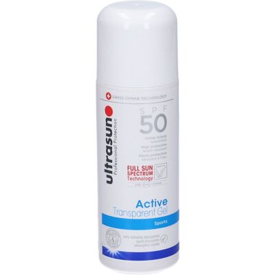 Ultrasun Ultrasun Active SPF50 Gel Trasparente 150ml - Protezione solare Ultrasun Ultrasun Active SPF50 Gel Trasparente 150ml - Protezione solare
