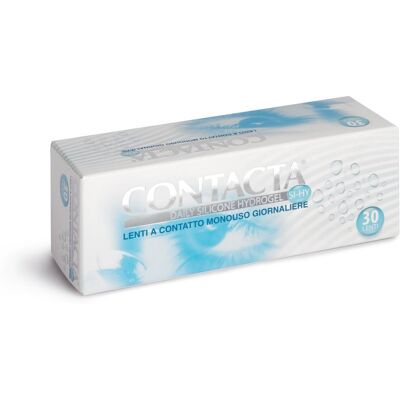 Fidia Healthcare Contacta Lenti a contatto giornaliere in hydrogel di silicone - 30 pezzi Fidia Healthcare Contacta Lenti a contatto giornaliere in hydrogel di silicone - 30 pezzi