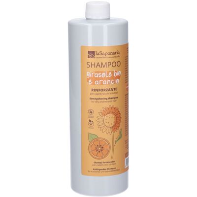 Shampoo girasole e arancio dolce - Cura naturale dei capelli Shampoo girasole e arancio dolce - Cura naturale dei capelli