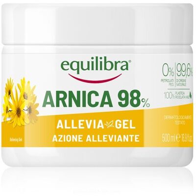 equilibra Arnica 98% Allevia Gel in Vaso 500 ml equilibra Arnica 98% Allevia Gel in Vaso 500 ml