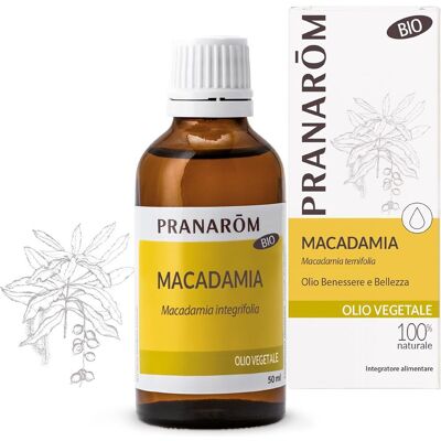 PRANAROM Herbalgem Olio Vegetale Macadamia Noci 50 ml Soluzione orale PRANAROM Herbalgem Olio Vegetale Macadamia Noci 50 ml Soluzione orale
