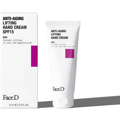 Crema Mani FaceD - Lifting Immediato, Antimacchia, 70ml Crema Mani FaceD - Lifting Immediato, Antimacchia, 70ml