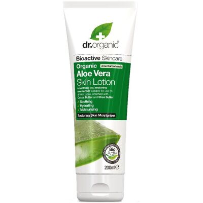 Lozione Corpo di Aloe Vera di Dr Organic - Idrata e Rilassa la Pelle Secca Lozione Corpo di Aloe Vera di Dr Organic - Idrata e Rilassa la Pelle Secca
