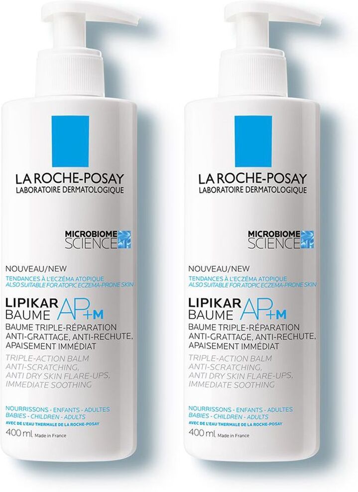 LA Roche Posay-Phas (L'Oreal) La Roche-Posay Lipikar Crema corpo Balsamo riparatore tripla azione (anti-prurito, anti-ricomparsa, sollievo immediato) 400 ml Set da 2 2x400 Fluido 1 LA Roche Posay-Phas (L'Oreal) La Roche-Posay Lipikar Crema corpo Balsamo riparatore tripla azione (anti-prurito, anti-ricomparsa, sollievo immediato) 400 ml Set da 2 2x400 Fluido