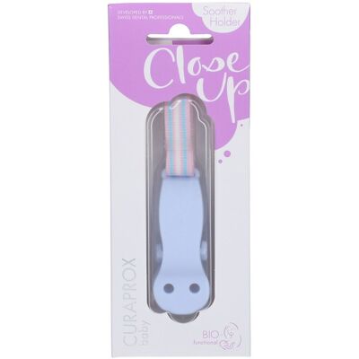 Support per succhietto Curaprox Baby Blue - Baby Pacifier Clip Support per succhietto Curaprox Baby Blue - Baby Pacifier Clip
