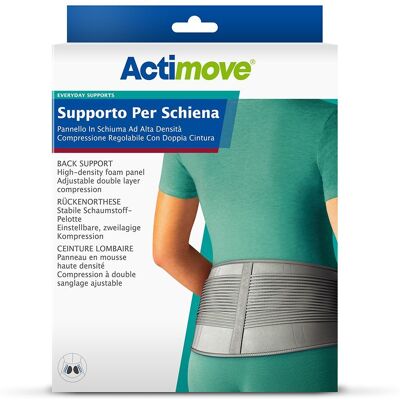 Actimove Everyday Supports, Supporto per Schiena S/M 1 pz Actimove Everyday Supports, Supporto per Schiena S/M 1 pz