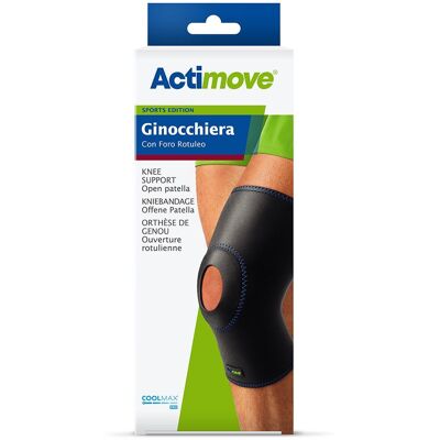 Actimove Sports Edition, Ginocchiera con Foro Rotuleo XS 1 pz Altro Actimove Sports Edition, Ginocchiera con Foro Rotuleo XS 1 pz Altro