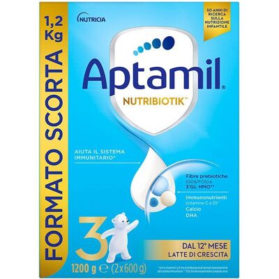 Danone Nutricia Aptamil 3 Latte in Polvere per Neonati - Nutrizione Completa dai 12 Mesi Danone Nutricia Aptamil 3 Latte in Polvere per Neonati - Nutrizione Completa dai 12 Mesi