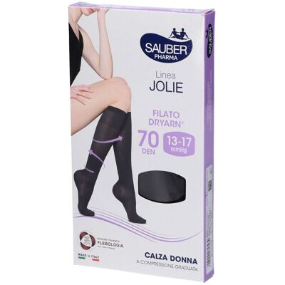 sauber Calza Jolie Filato Dryarn 70 Nero L/XL 1 pz Calzini sauber Calza Jolie Filato Dryarn 70 Nero L/XL 1 pz Calzini
