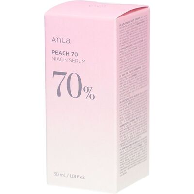 Siero di Niacina alla Pesca 70% - Siero viso illuminante Siero di Niacina alla Pesca 70% - Siero viso illuminante