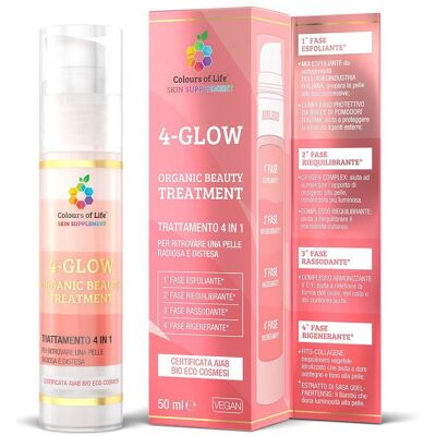 Coloursoflife 4-Glow Organic Beauty Treatment 50 ml Lozione Coloursoflife 4-Glow Organic Beauty Treatment 50 ml Lozione