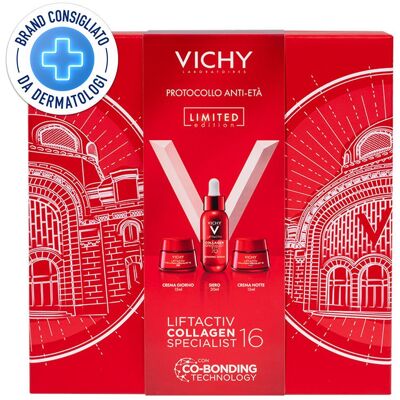 Vichy Cofanetto Spa Protocollo Antietà Liftactiv Collagen Specialist 16 Siero 30ml + Crema Giorno 15ml Notte 1 pz Set Vichy Cofanetto Spa Protocollo Antietà Liftactiv Collagen Specialist 16 Siero 30ml + Crema Giorno 15ml Notte 1 pz Set