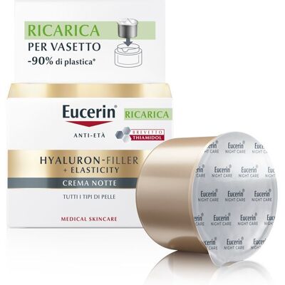 Eucerin Hyaluron-Filler + Elasticity Crema Viso Notte Anti-Età RICARICA 50 ml Eucerin Hyaluron-Filler + Elasticity Crema Viso Notte Anti-Età RICARICA 50 ml