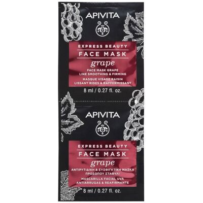 Apivita EXPRESS BEAUTY Face Mask Grape - Risparmia il 10% con codice: 0726 16 ml Maschera viso Apivita EXPRESS BEAUTY Face Mask Grape - Risparmia il 10% con codice: 0726 16 ml Maschera viso