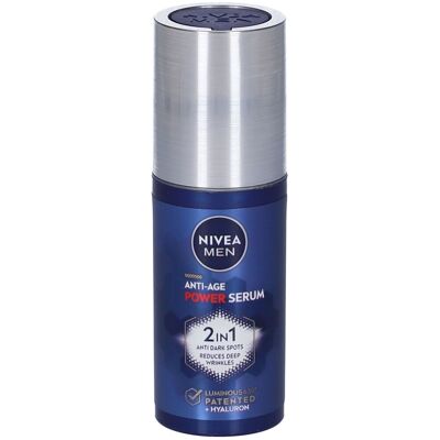Nivea Men Anti-Age Power Serum Anti-Macchie 30 ml, Siero viso uomo antirughe e macchie ml Nivea Men Anti-Age Power Serum Anti-Macchie 30 ml, Siero viso uomo antirughe e macchie ml