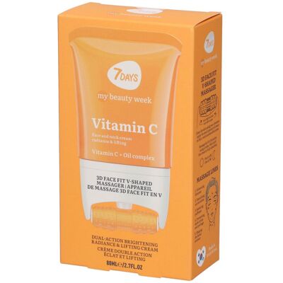 7Days - Vitamin C 80ml 3D Massager - Crema Viso 7Days - Vitamin C 80ml 3D Massager - Crema Viso