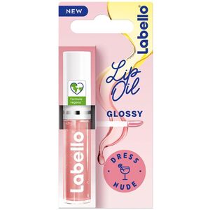 Labello Lip Oil Effetto Glossy – Dress Nude 5.5 ml, Lucidalabbra colorato, volumizzante e idratante 5,5 ml Protezione per le labbra Labello Lip Oil Effetto Glossy – Dress Nude 5.5 ml, Lucidalabbra colorato, volumizzante e idratante 5,5 ml Protezione per le labbra