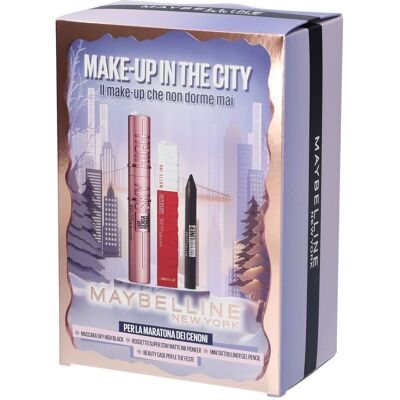 Maybelline New York Xmas Premium Box Sky High Mascara + Rossetto Matte Ink Pioneer 20 Mini Matita Occhi 1 pz Set Maybelline New York Xmas Premium Box Sky High Mascara + Rossetto Matte Ink Pioneer 20 Mini Matita Occhi 1 pz Set