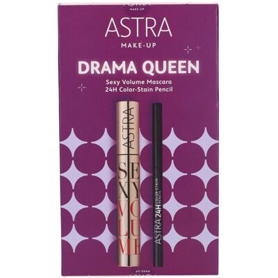 Astra Makeup Kit Regalo Drama Queen Combo Occhi Matita + Mascara 1 pz Set Astra Makeup Kit Regalo Drama Queen Combo Occhi Matita + Mascara 1 pz Set