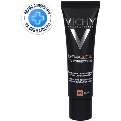 Vichy Dermablend 3D Correzione Fondotinta Oro SPF 25 16H - Pelle Grassa Vichy Dermablend 3D Correzione Fondotinta Oro SPF 25 16H - Pelle Grassa