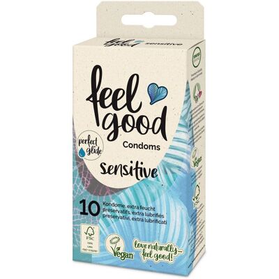 feelgoodcondoms feelgood *sensitive* 10 pz Preservativi feelgoodcondoms feelgood *sensitive* 10 pz Preservativi