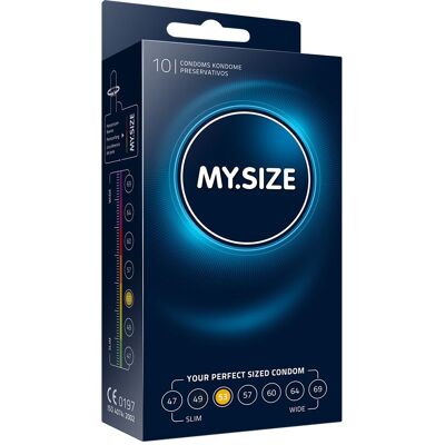 My.size Classic Preservativi Taglia 4 53mm 10 pz My.size Classic Preservativi Taglia 4 53mm 10 pz
