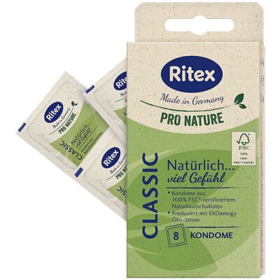 Ritex Pro Nature *Classic* 8 pz Preservativi Ritex Pro Nature *Classic* 8 pz Preservativi