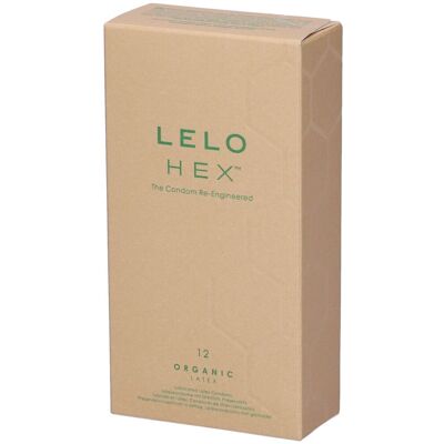 lelo HEX Organic Preservativi in Lattice Biologico 12 Pezzi pz lelo HEX Organic Preservativi in Lattice Biologico 12 Pezzi pz