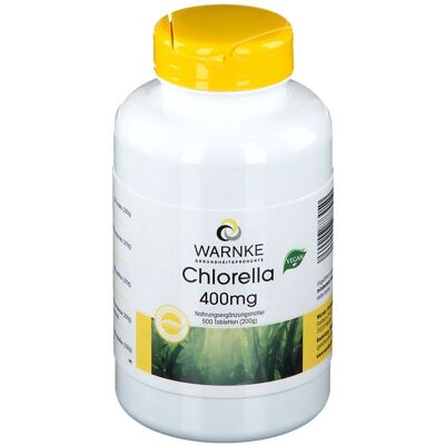 WARNKE Vitalstoffe - Clorella 400 mg 500 pz Compresse WARNKE Vitalstoffe - Clorella 400 mg 500 pz Compresse