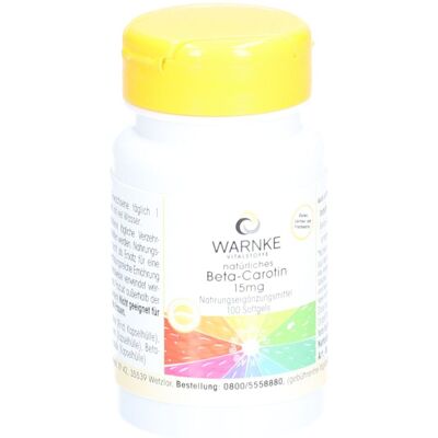 Warnke Vitalstoffe GmbH Capsule di Beta-Carotene - Integratore Alimentare Warnke Vitalstoffe GmbH Capsule di Beta-Carotene - Integratore Alimentare