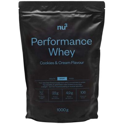 nu3 Performance Whey 1000 g Polvere nu3 Performance Whey 1000 g Polvere