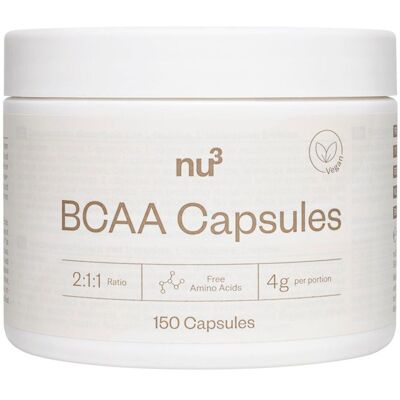 Nu3 BCAA Capsule - Recupero muscolare & Resistenza Nu3 BCAA Capsule - Recupero muscolare & Resistenza