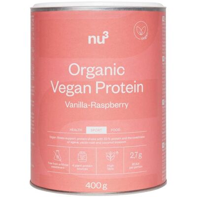 nu3 Shake Proteico Vegano Bio Vaniglia Lampone nu3 Shake Proteico Vegano Bio Vaniglia Lampone