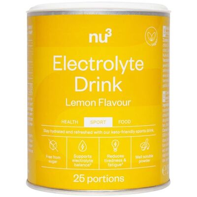Nu3 Polvere Elettrolitica al Limone - Integratore Idratante Nu3 Polvere Elettrolitica al Limone - Integratore Idratante