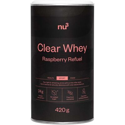 nu3 Clear Whey Raspberry Refuel 420 g Polvere nu3 Clear Whey Raspberry Refuel 420 g Polvere