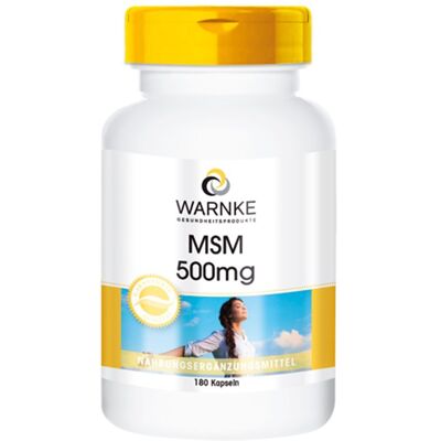 WARNKE Vitalstoffe - MSM 500 mg 180 pz Capsule WARNKE Vitalstoffe - MSM 500 mg 180 pz Capsule