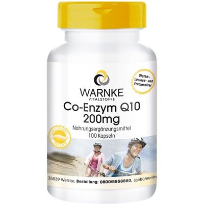 Warnke Vitalstoffe GmbH Coenzima Q10 200 mg - Integratori alimentari Warnke Vitalstoffe GmbH Coenzima Q10 200 mg - Integratori alimentari
