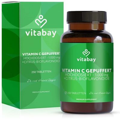Vitabay Vitamina C 1000 mg Bioflavonoidi - Rilascio prolungato - Vitamine e Integratori Vitabay Vitamina C 1000 mg Bioflavonoidi - Rilascio prolungato - Vitamine e Integratori