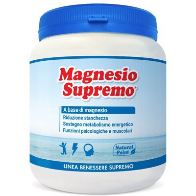 Polvere di Magnesio Supremo Natural Point - Integratore alimentare 300g Polvere di Magnesio Supremo Natural Point - Integratore alimentare 300g