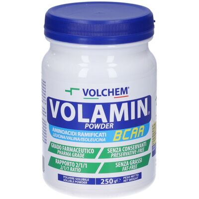 Volamin VOLCHEM Powder Aminoacidi Ramificati Bcaa In Polvere Solubile - Gusto Natural 250 g per soluzione orale Volamin VOLCHEM Powder Aminoacidi Ramificati Bcaa In Polvere Solubile - Gusto Natural 250 g per soluzione orale