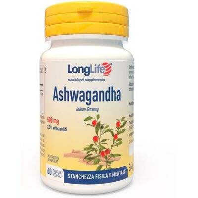Longlife Insonnia E Benessere Mentale LongLife® Ashwagandha 60 pz Capsule Longlife Insonnia E Benessere Mentale LongLife® Ashwagandha 60 pz Capsule