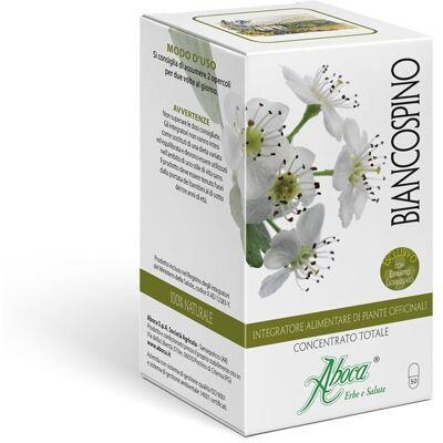 Aboca Biancospino Concentrato Totale 50 pz Compresse Aboca Biancospino Concentrato Totale 50 pz Compresse