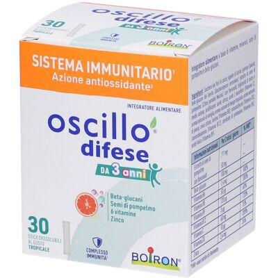 boiron Oscillo Difese da 3 Anni Stick Orali 1 pz Polvere per soluzione orale boiron Oscillo Difese da 3 Anni Stick Orali 1 pz Polvere per soluzione orale