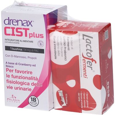 Paladin Pharma Spa DRENAX CIST & Lactofer Fermenti - Integratori Paladin Pharma Spa DRENAX CIST & Lactofer Fermenti - Integratori
