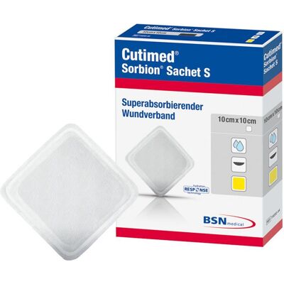 BSN Cutimed Sorbion Sachet S Ricambio per Ferite 10x10cm - Wound Dressing BSN Cutimed Sorbion Sachet S Ricambio per Ferite 10x10cm - Wound Dressing