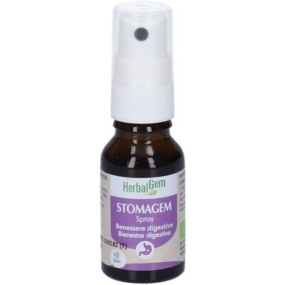 Herbalgem Stomagem Benessere Digestivo Concentrato di Gemme Fresche Gocce 15 ml Spray Herbalgem Stomagem Benessere Digestivo Concentrato di Gemme Fresche Gocce 15 ml Spray