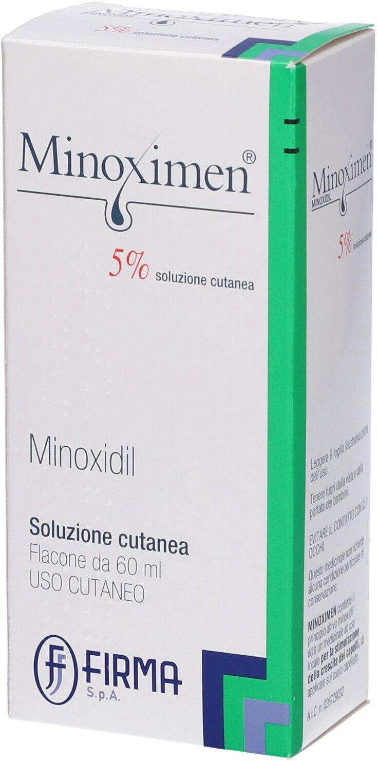 Minoximen ® soluzione cutanea 5% 60 ml Soluzione 1 Minoximen ® soluzione cutanea 5% 60 ml Soluzione