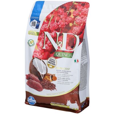 Farmina N&D Quinoa Skin & Coat Cervo Crocchette per Cani Adulti 800 Gr g Mangime Farmina N&D Quinoa Skin & Coat Cervo Crocchette per Cani Adulti 800 Gr g Mangime