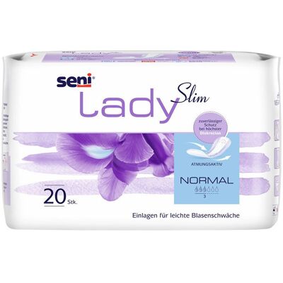 TZMO Deutschland GmbH - Seni Lady Slim Inkontinenzeinlage normal 20 St - pantyliner TZMO Deutschland GmbH - Seni Lady Slim Inkontinenzeinlage normal 20 St - pantyliner